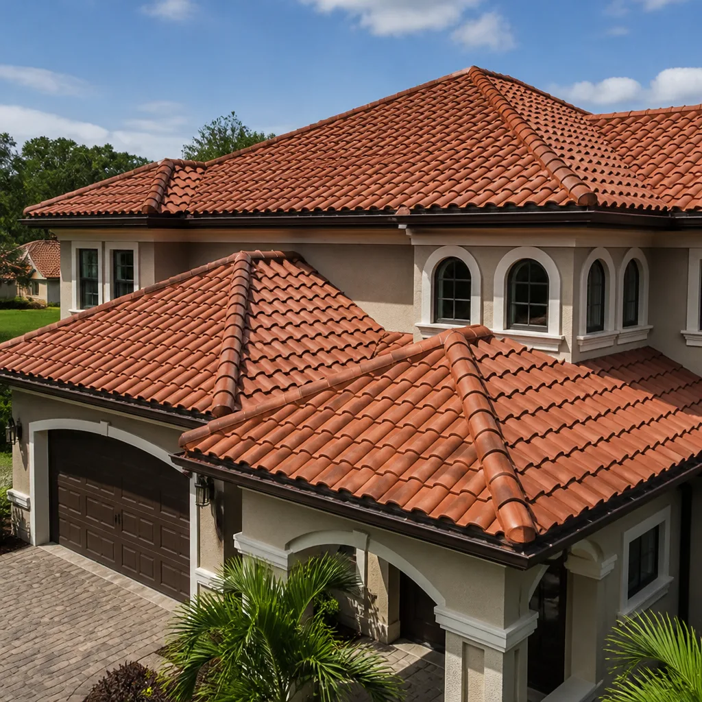 Tile roofing